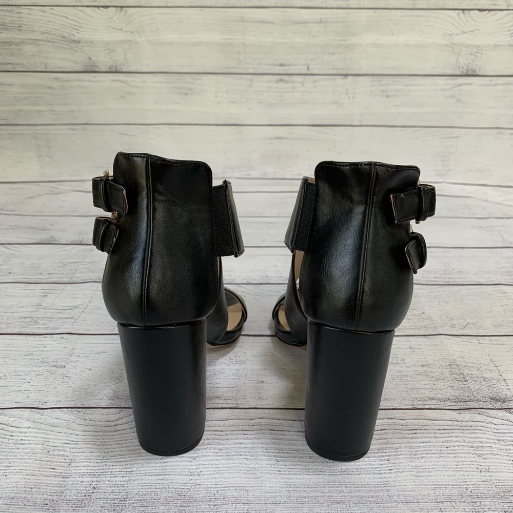 Euc Metaphor “Zermatt” Open-Toe Block Heel Sandals - image 6